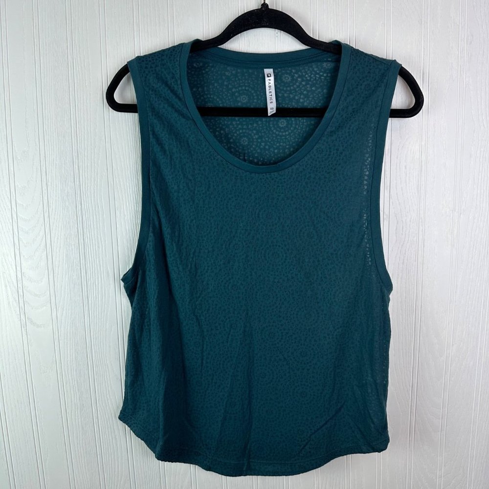 Fabletics Green Athletic Tank Size XS